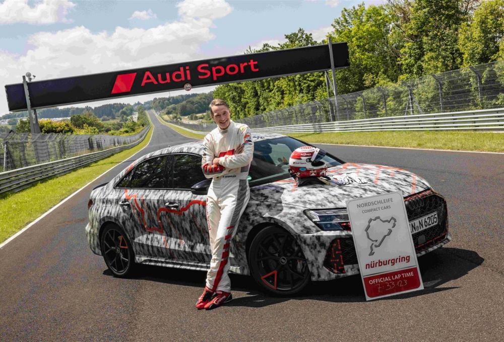 L’Audi RS3 è la berlina compatta più veloce al Nürburgring  